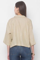 Zinnia Shirt Raw Linen